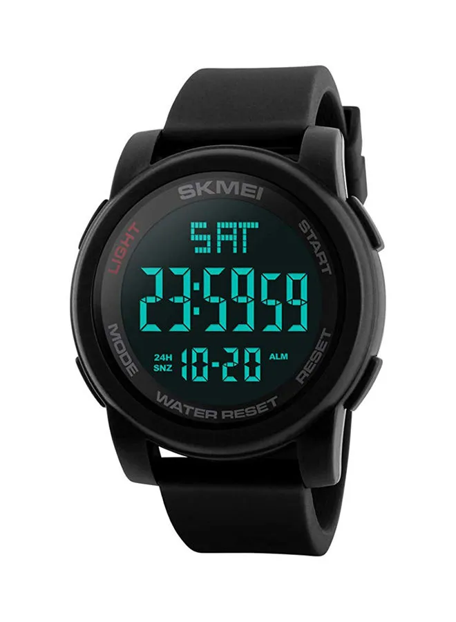 SKMEI ساعة رقمية للرجال 1257-50 مم - أسود