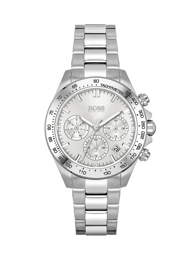 HUGO BOSS Women's Novia  Silver White Dial Watch - 1502616