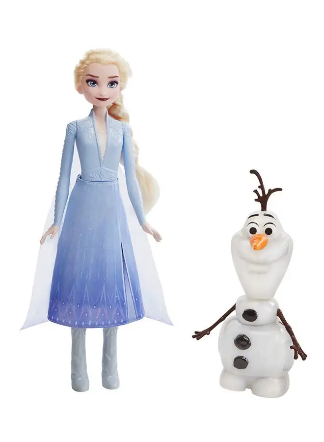 Disney 2-Piece Frozen 2 Olaf And Elsa 8.1x27.9x32.4cm