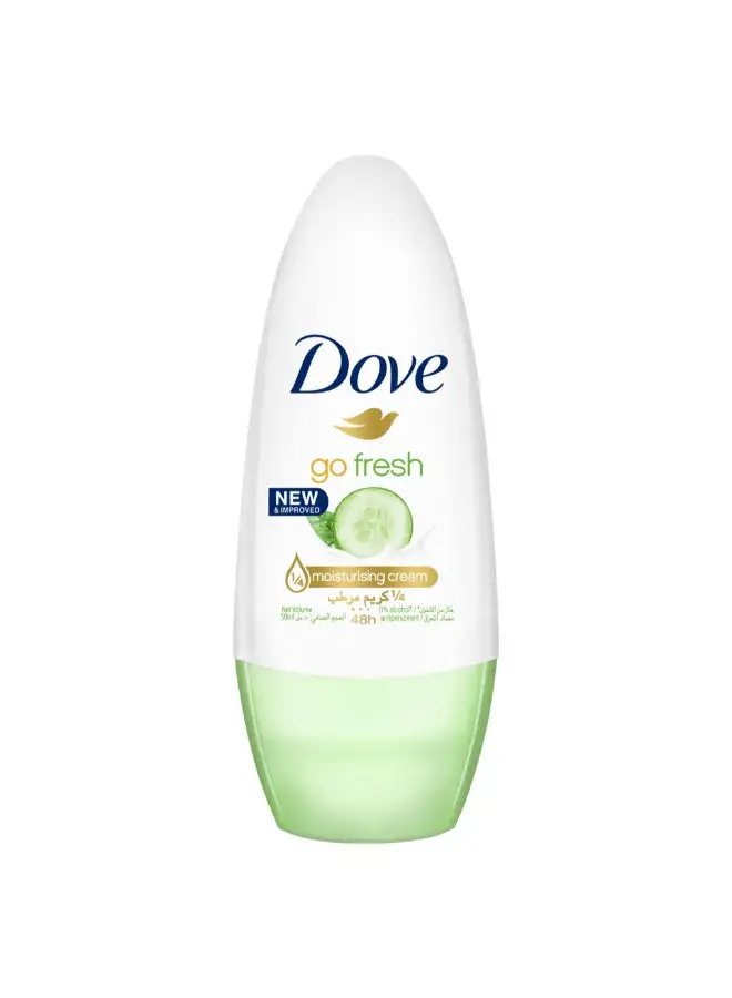 Dove Go Fresh Antiperspirant Deodorant Rollon Cucumber And Green Tea 50ml