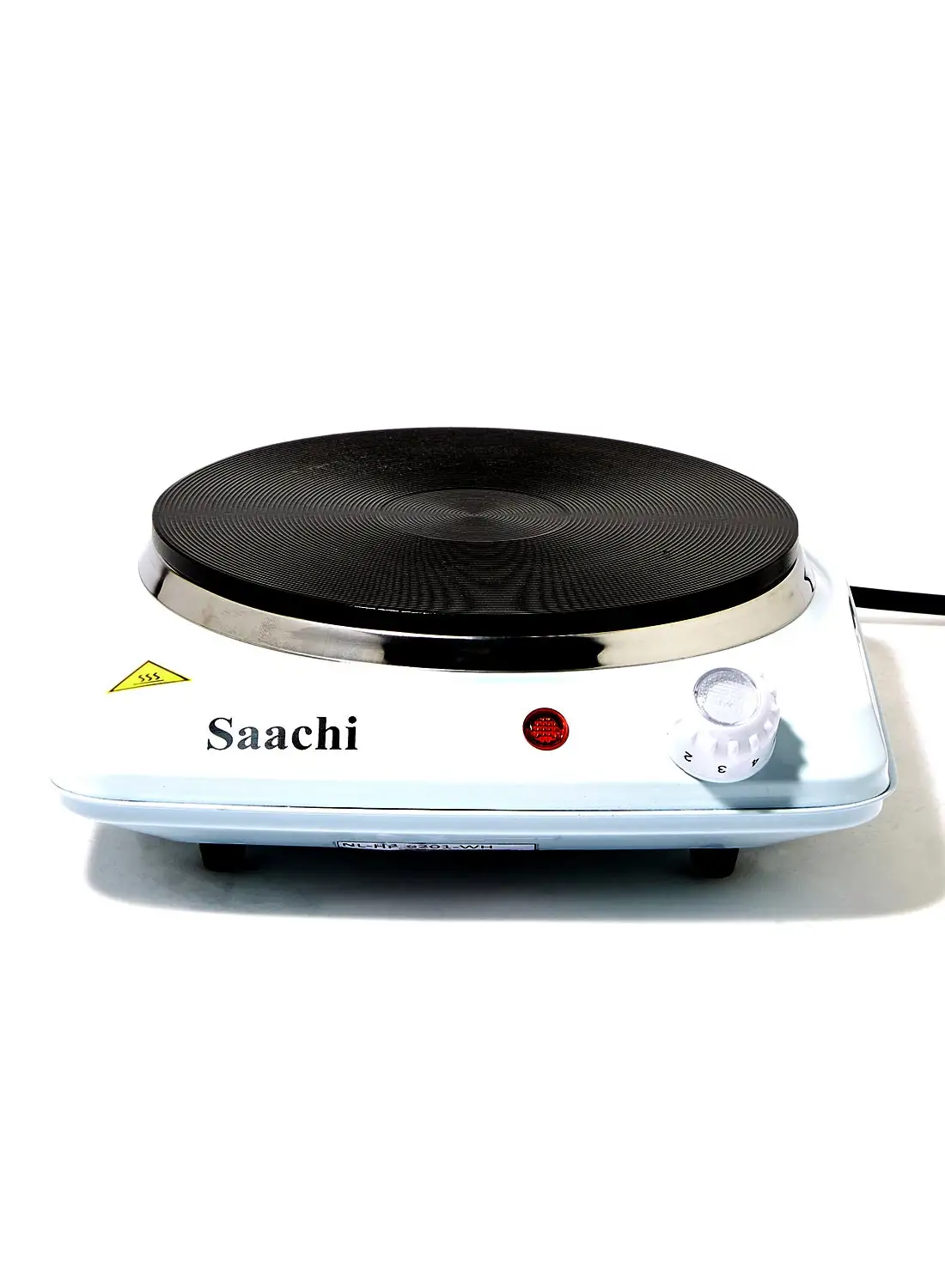 Saachi Burner Hot Plate With Adjustable Thermostat 1500W 1250.0 W NL-HP-6201-WH White