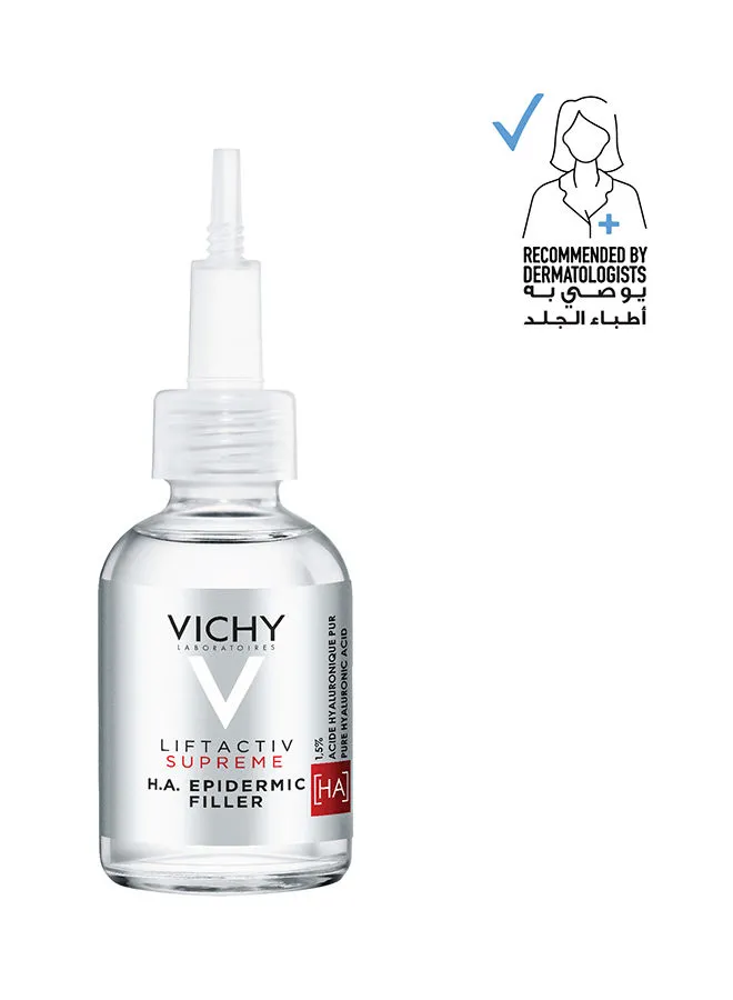 Vichy Liftactiv Supreme Ha Filler Hyaluronic Acid Serum To Reduce Wrinkles Plump And Smooth 30ml