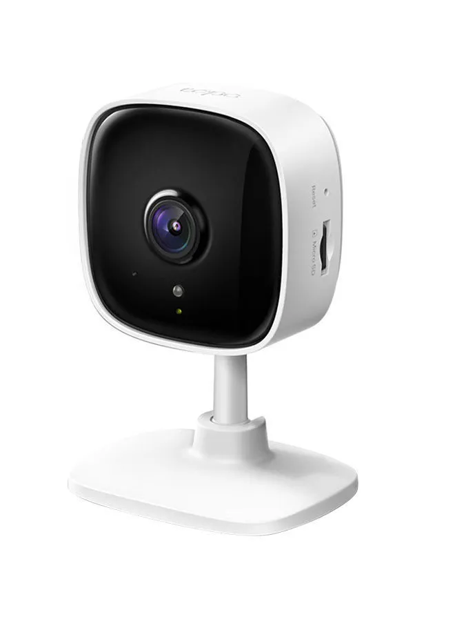 تي بي لينك تي بي لينك TP-Link Tapo C100 كاميرا داخلية للأمن المنزلي واي فاي مع رؤية ليلية ، دقة عالية 1080 بكسل - أبيض