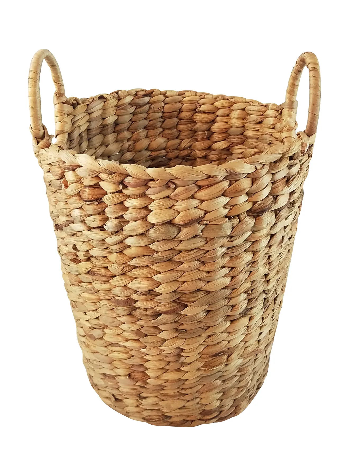 Amal Eco-Friendly Handmade Water Hyacinth Laundry Basket WL2021 - 1031 Original 34cm