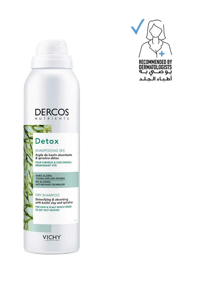 Vichy Dercos Nutrients Detox شامبو جاف 150 مل