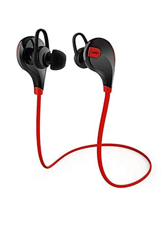 Aukey Wireless In-Ear Sports Earphones Red/Black 