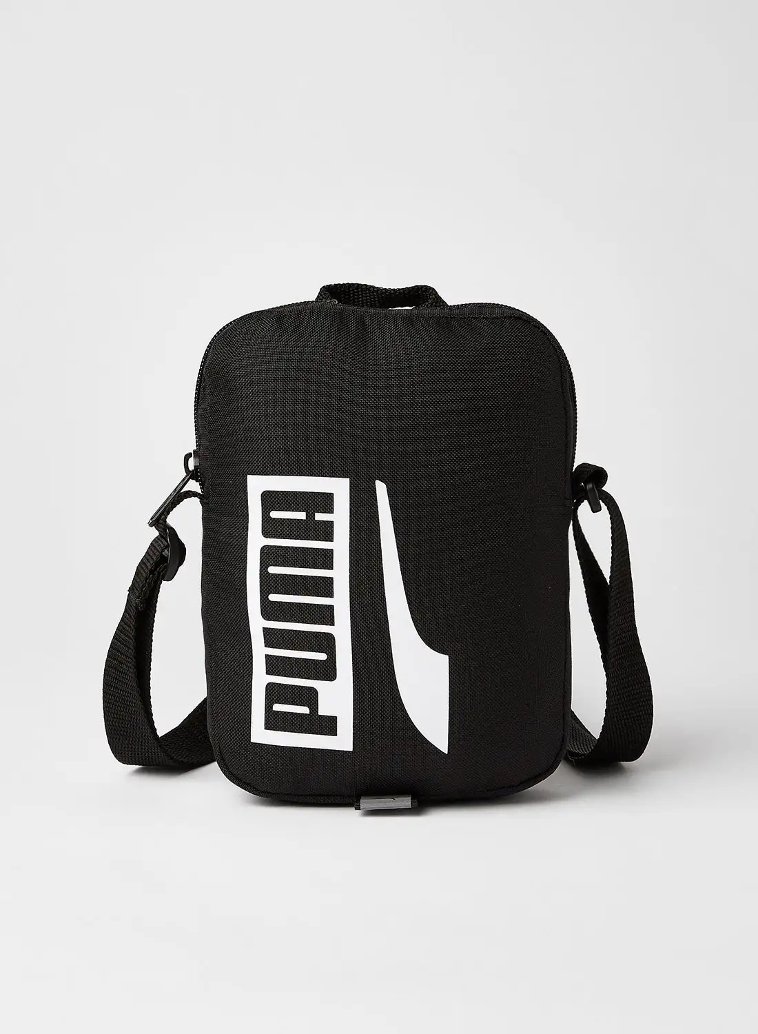 PUMA Logo Print Crossbody Bag Puma Black