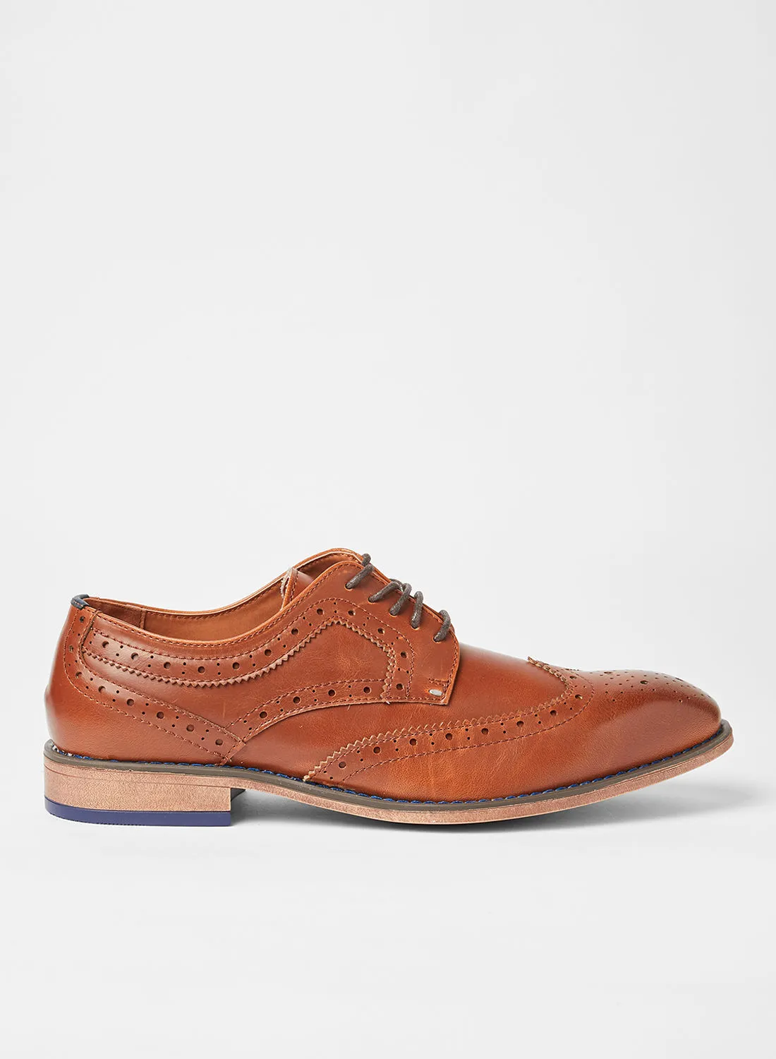 CALL IT SPRING Allan Brogue Lace Up Shoes Brown