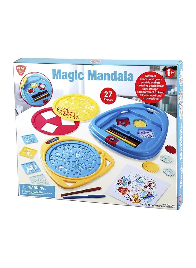 PLAYGO 27-Piece Magic Mandala Drawing Set