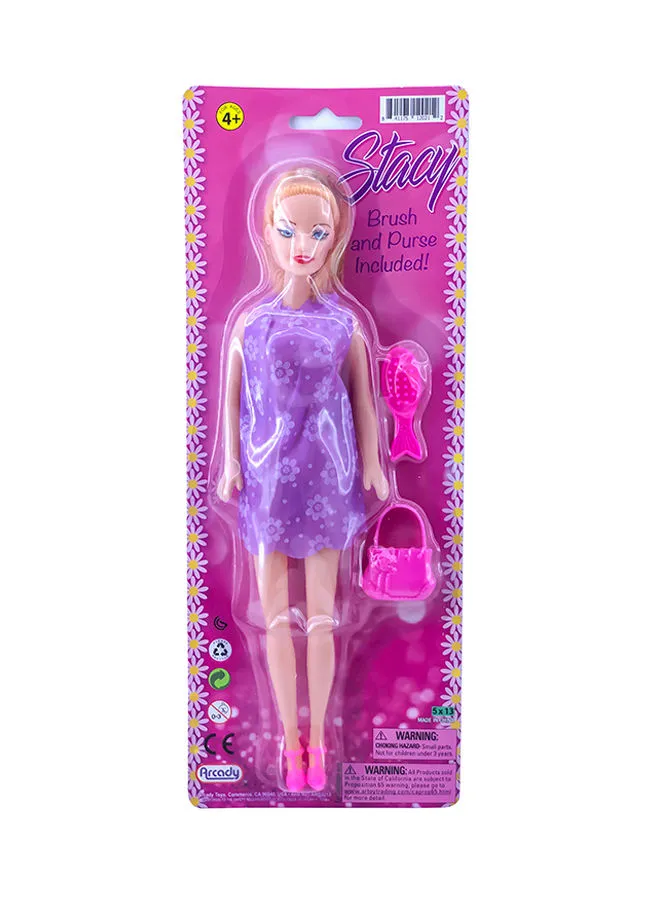 ARCADY Stacy Doll With Accessories On Blister Card Assorted