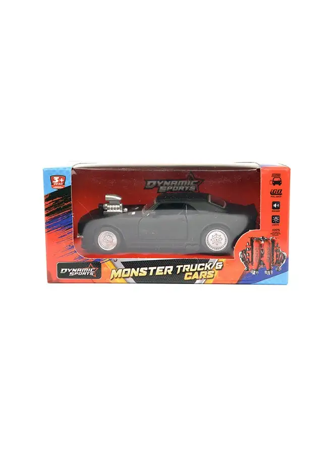 Dynamic Sports American Muscle Pullback Car With Light And Sound Assorted 15.5 x 7 x 7cm