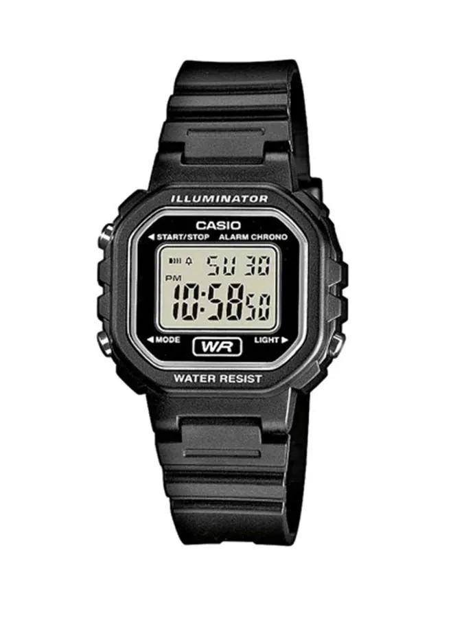 CASIO Women's Classic Stainless Steel Digital Wrist Watch LA-20WH-1ADF - 33 mm - Black 