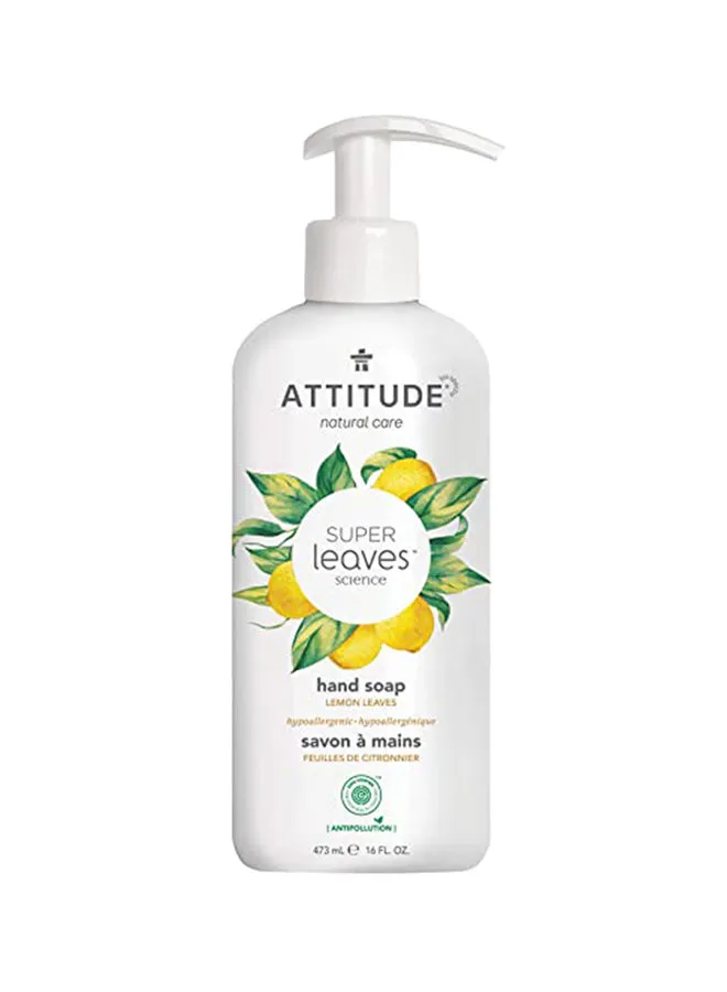 Attitude Superleaves Hand Soap Gel Lemon Leaves 473ml