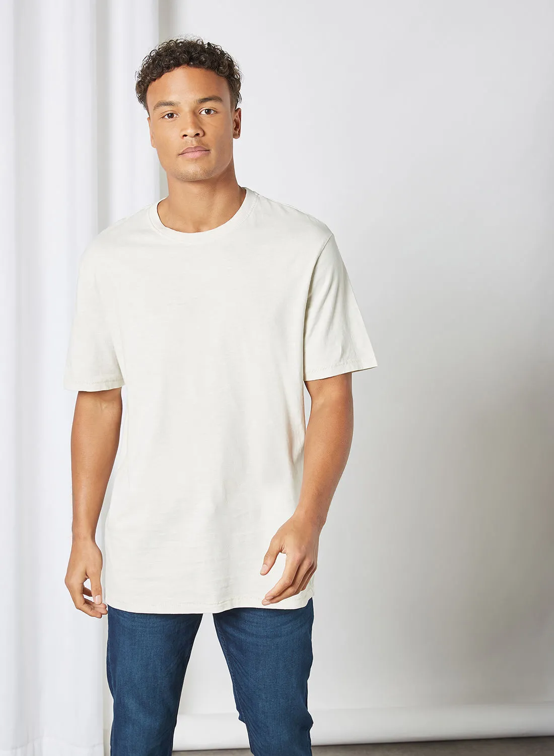 ONLY & SONS Round Neck T-Shirt White