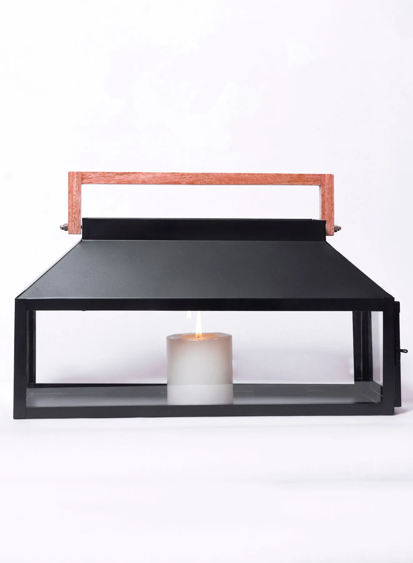 ebb & flow Modern Handmade Ramadan Candle Holder Lantern Unique Luxury Quality Scents For The Perfect Stylish Home Black 40 x 15.24 x 20.32centimeter