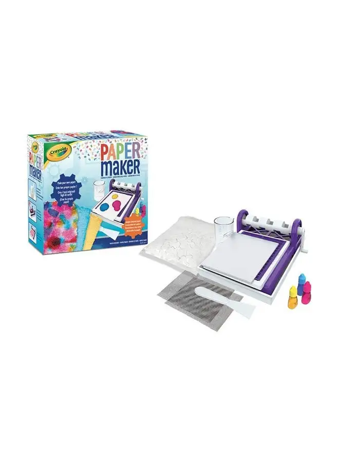 Crayola Maker Machines: Paper Kit Diy Paper Making Craft Kit 11.43 x 29.21 x 29.21cm