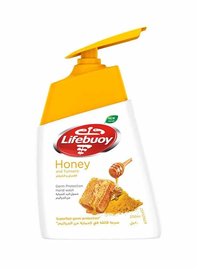 Lifebuoy Hand Wash Honey And Tumeric White/Yellow 200ml