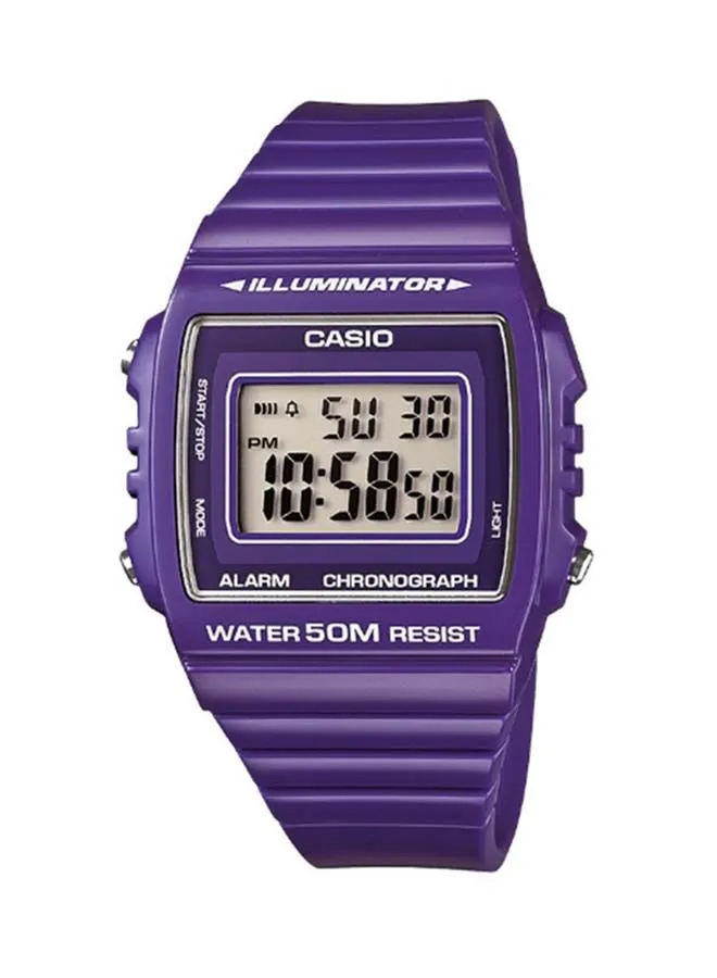 CASIO Resin Digital Wrist Watch W-215H-6AVDF