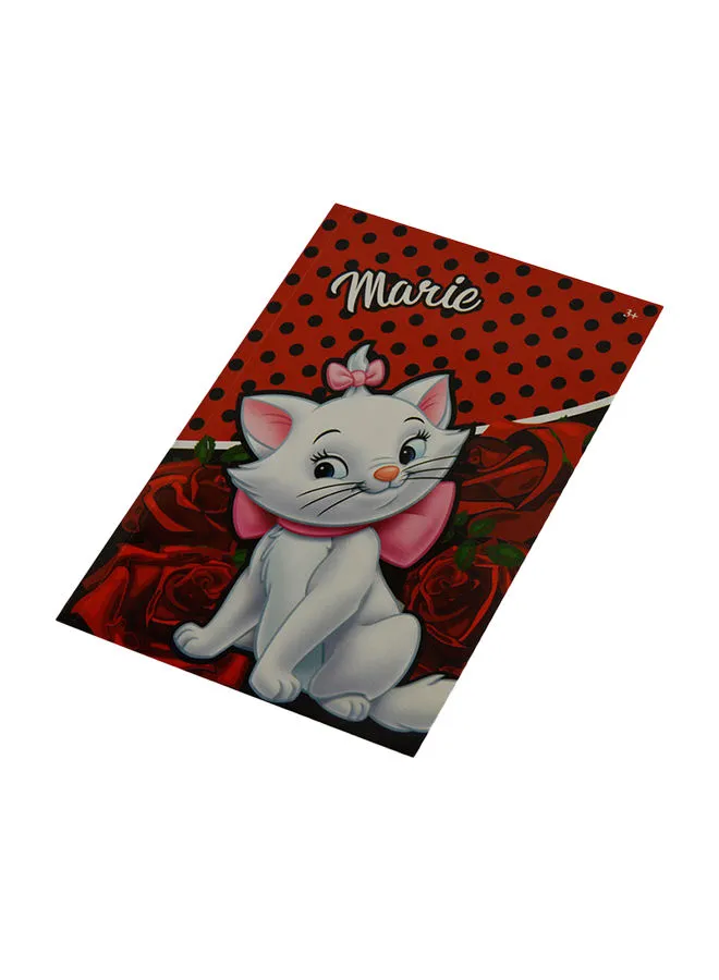 Disney Marie Notebook A4 ENG Red