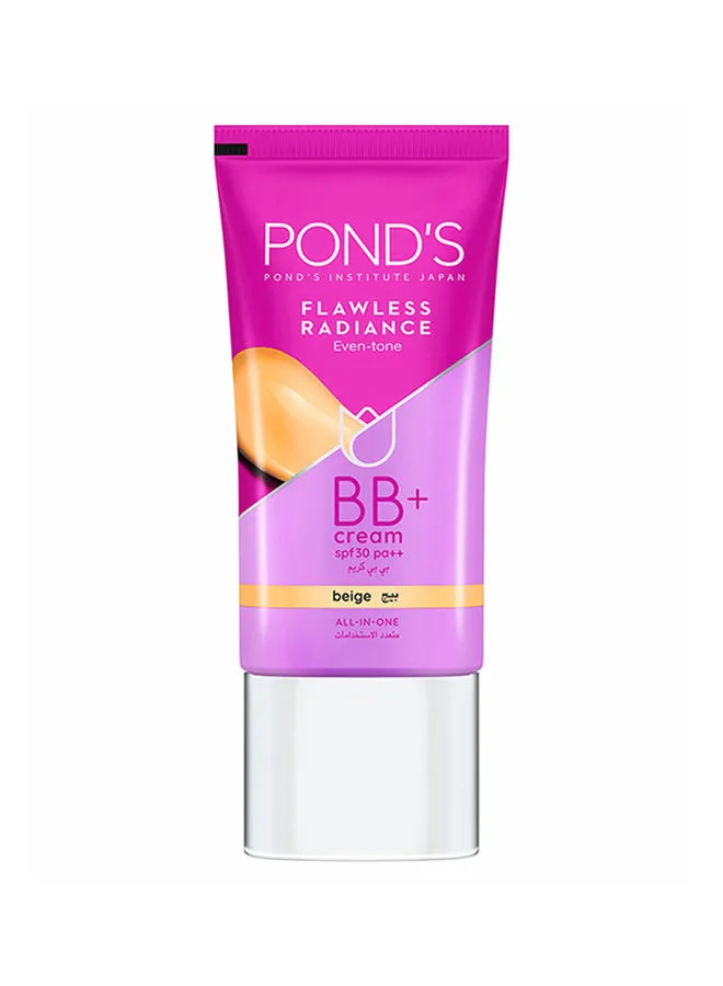 Pond's Flawless Radiance Bb Cream With Spf 30 Pa++ Beige For Eventone Skin 25 grams