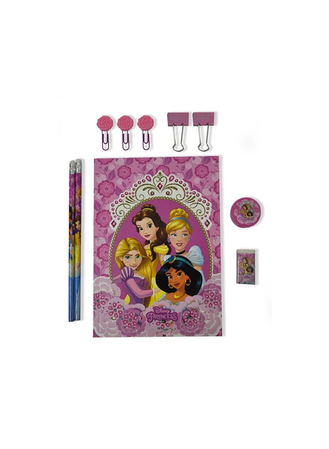 Disney Princess Stationery Set 10Pcs Pink