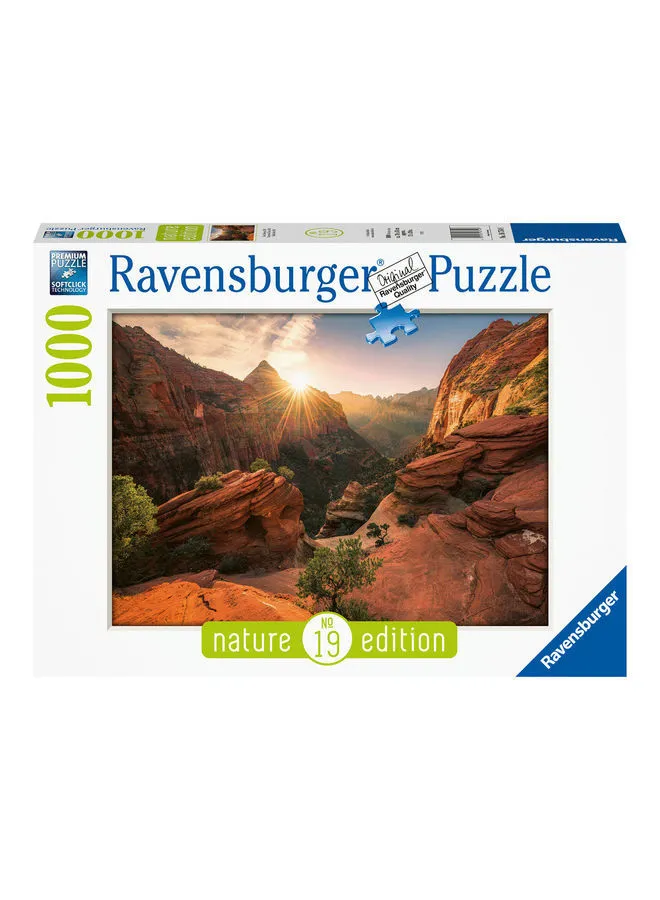 Ravensburger Zion Canyon ، الولايات المتحدة الأمريكية أحجية الصور المقطوعة 37.3x5.5 سم