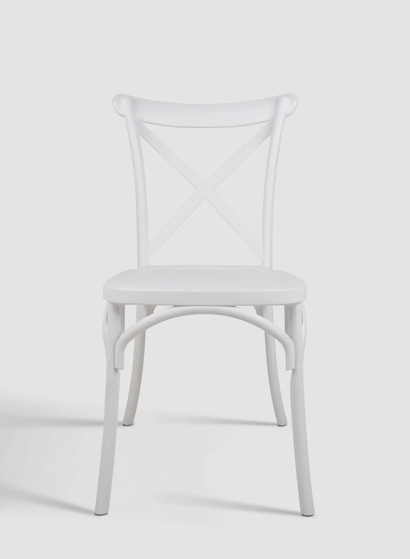 ebb & flow Dining Chair Luxurious - In White Plastic Chair Size 54 X 51 X 92.5cm