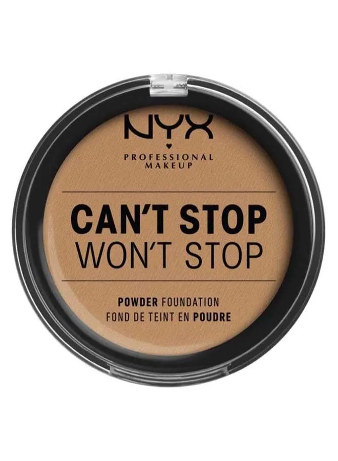 NYX PROFESSIONAL MAKEUP Can't Stop Won't Stop Powder Foundation Neutral Buff 10.3
