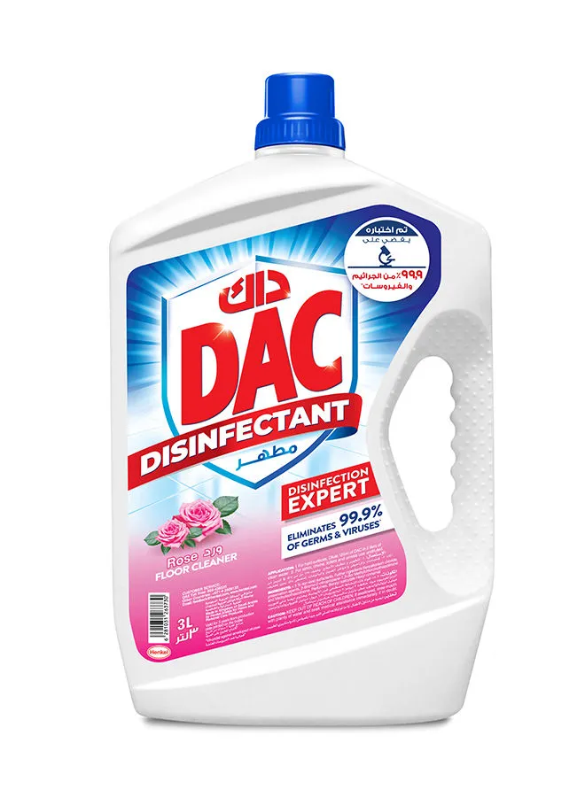 Dac Disinfectant With Total Protection Rose 3Liters