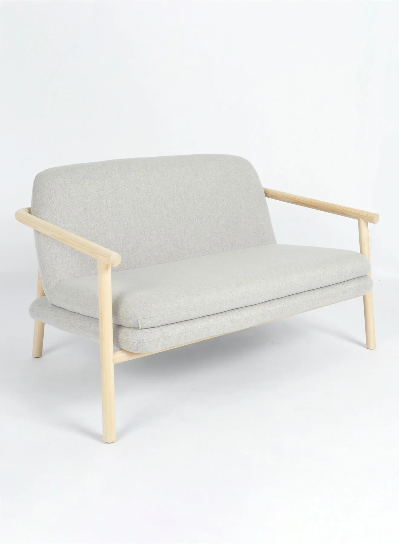 Switch Armchair - Natural Wood Couch - 159 X 85 X 75 - Relaxing Sofa