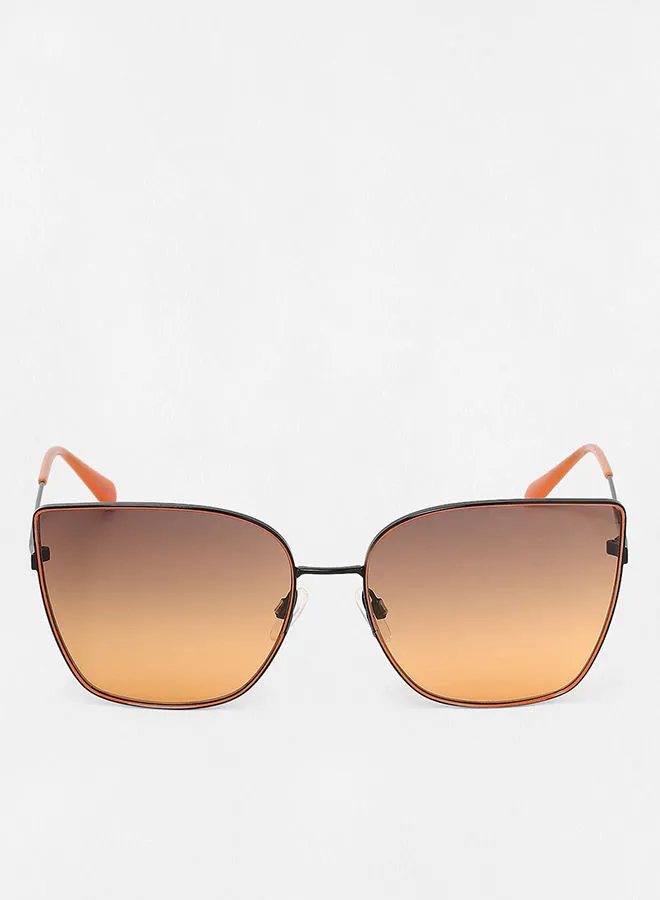 النظارات الشمسية كالفن كلاين جينز المرأة الفراشة