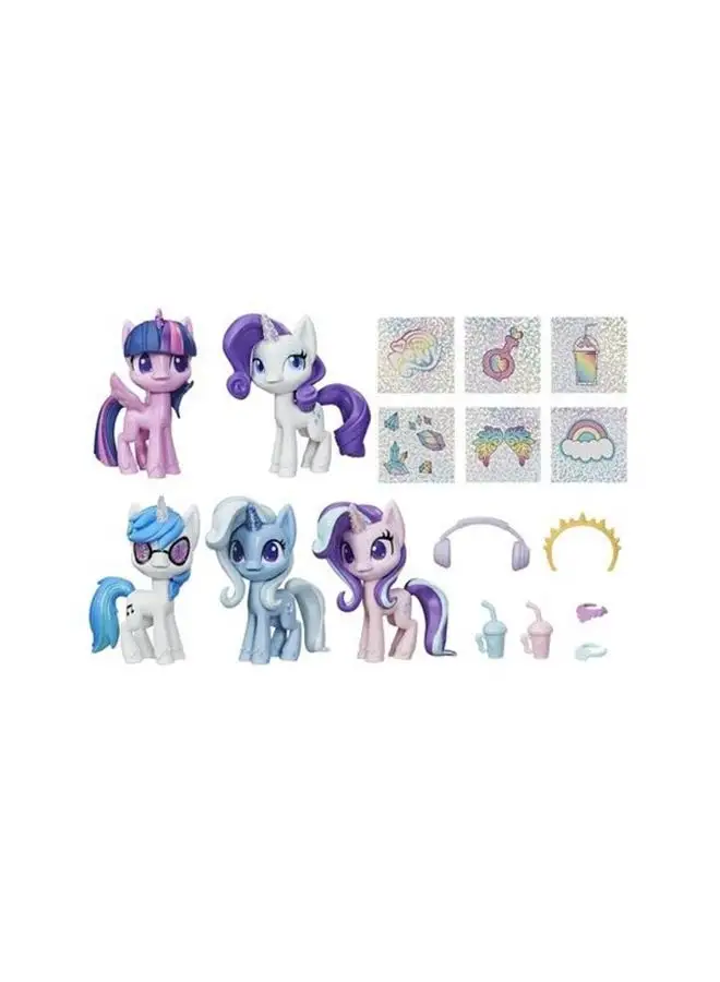 my little Pony Unicorn Sparkle Collection Set of 5 Toy Pony