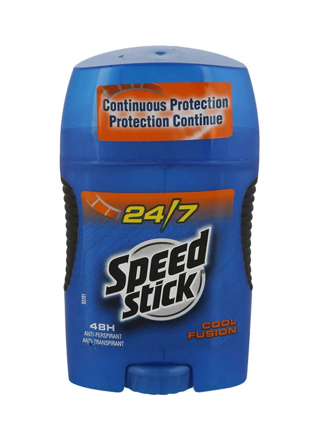 MENNEN Speed Stick Cool Fusion Anti-Perspirant Deodorant Stick for Men Blue 50grams