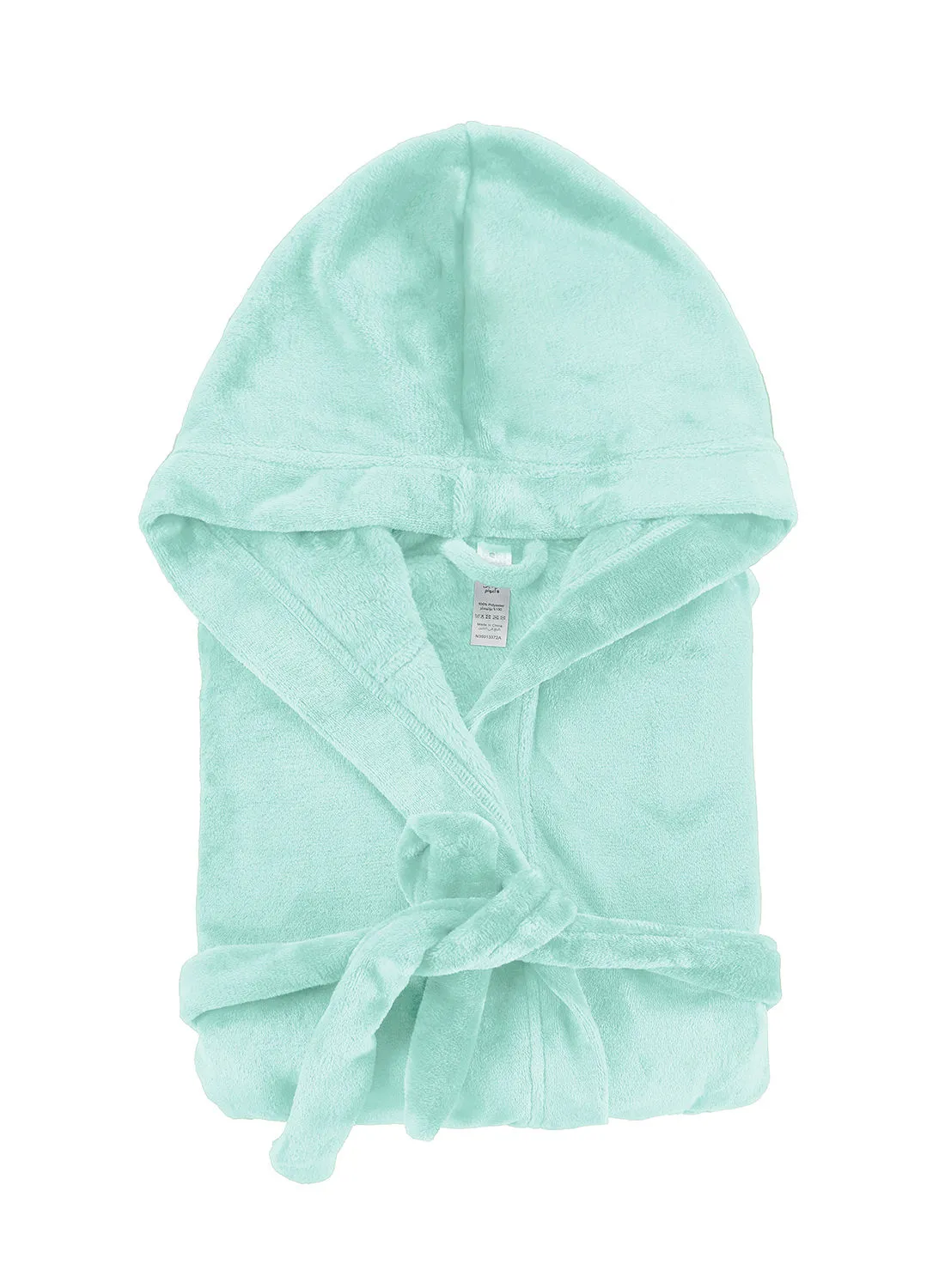 Bebi Bebi Kids Bathroom Towel Set - 255 GSM 100% Cotton - Jade Green Color - Lightweight - Kids Hooded Comfortable - For Girls & Boys - 1 Piece