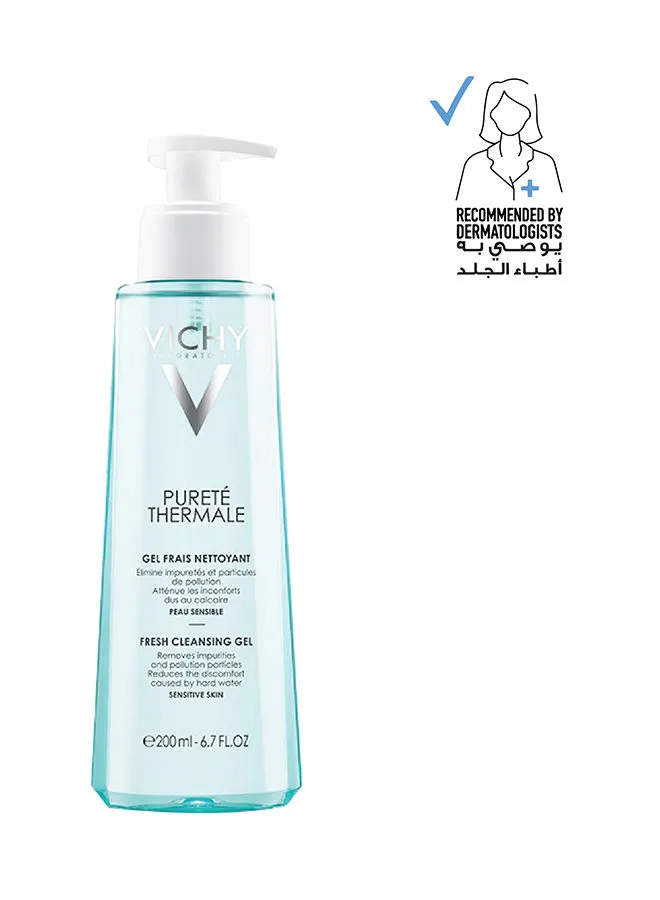 Vichy Purete Thermale Fresh Cleansing Gel For Normal Or Combination Skin With Vitamin B5 200ml