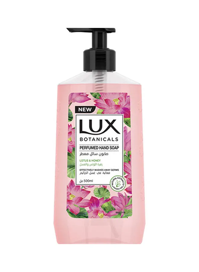 Lux Botanicals Perfumed Hand Wash With Lotus And Honey 500ml