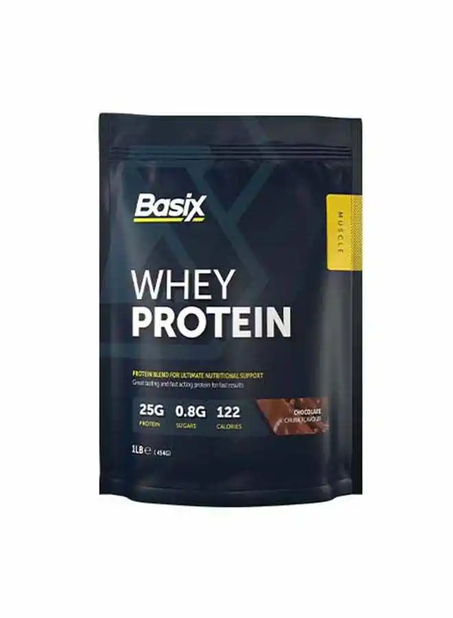 بروتين مصل الحليب Basix Chocolate Chunk 1 LB