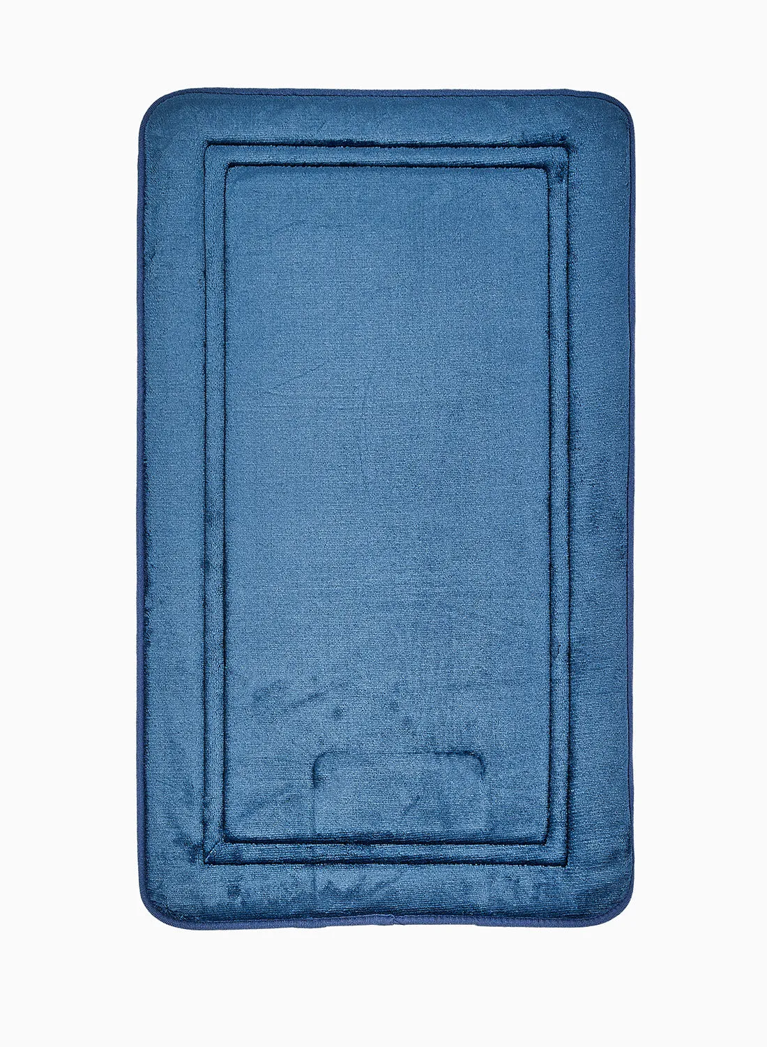 Amal Bath Mat - 44X73 Cm-Navy Color - Bathroom Mat Memory Foam