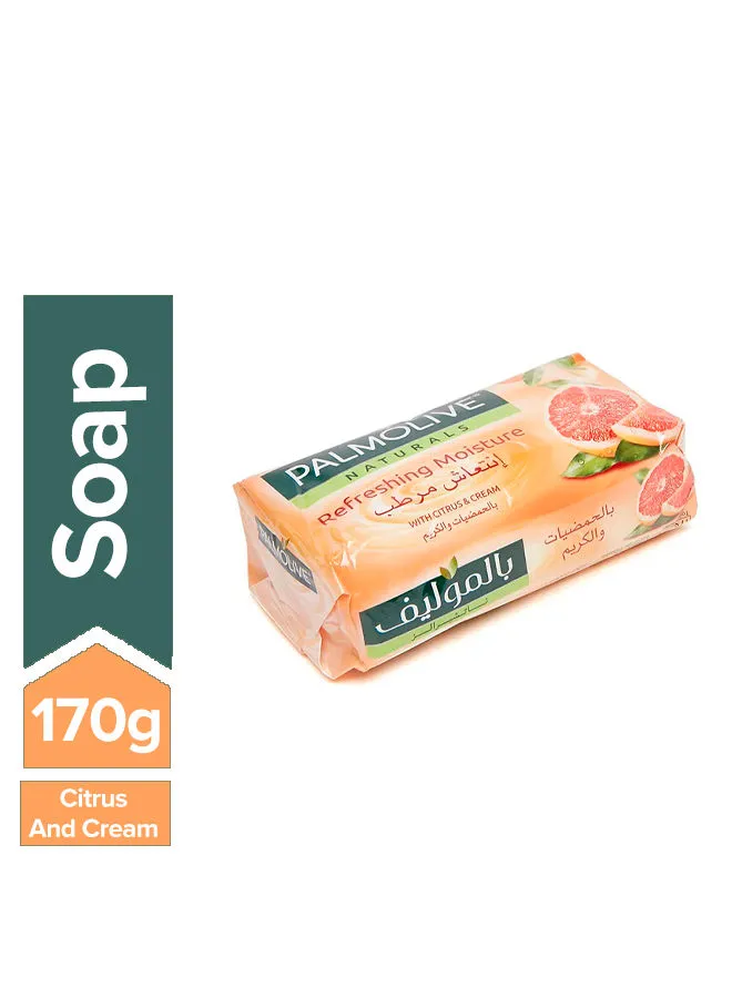 Palmolive Naturals Citrus And Cream Bar Soap White 170grams