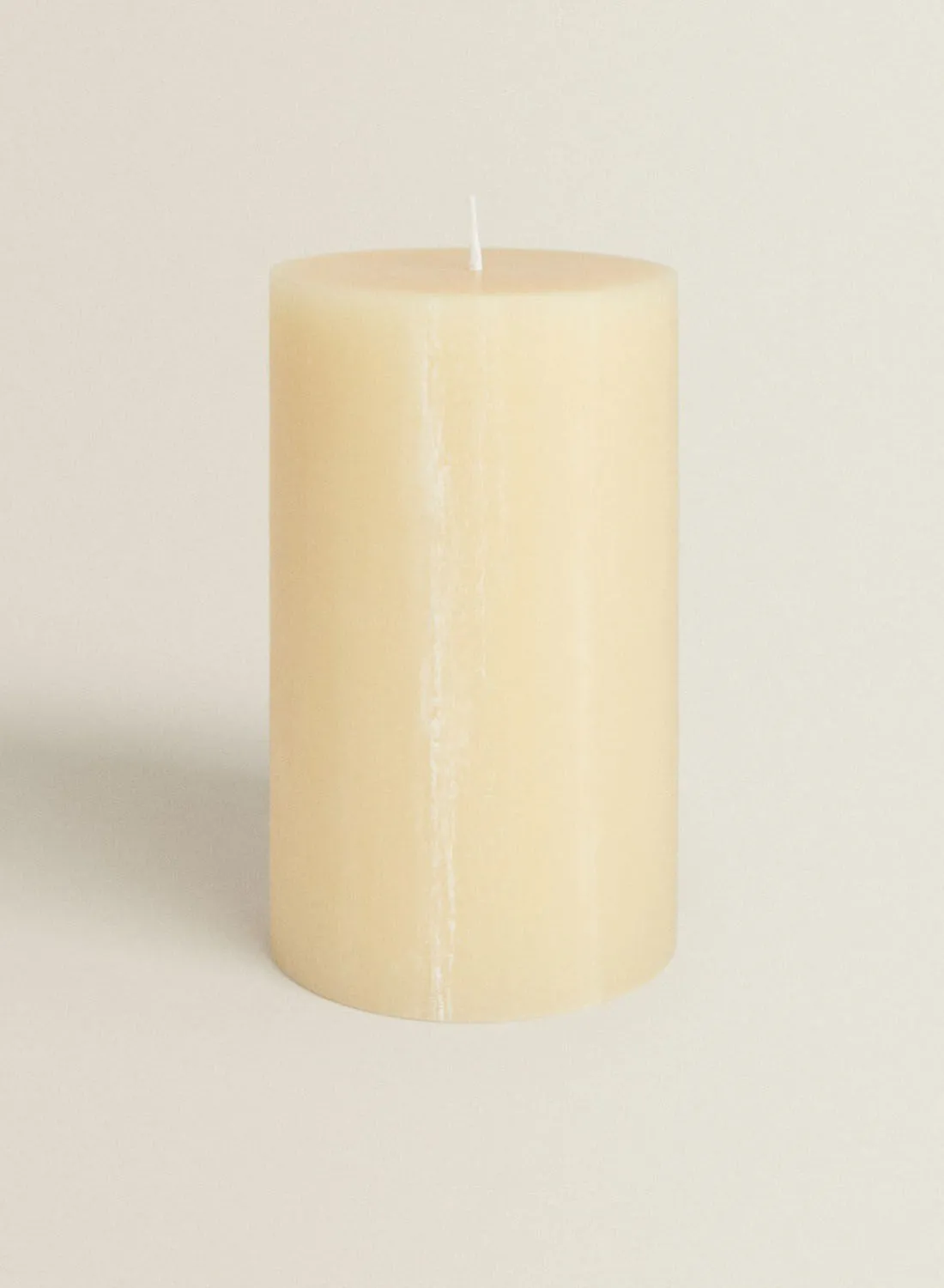 ebb & flow 4-Piece Unscented Wax Pillar Candles Set Ivory 3 x 5.5inch
