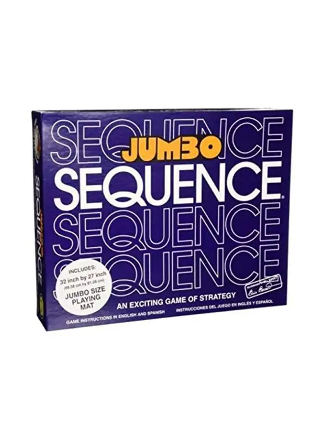 jumbo Sequence Strategic Board And Card Games cm