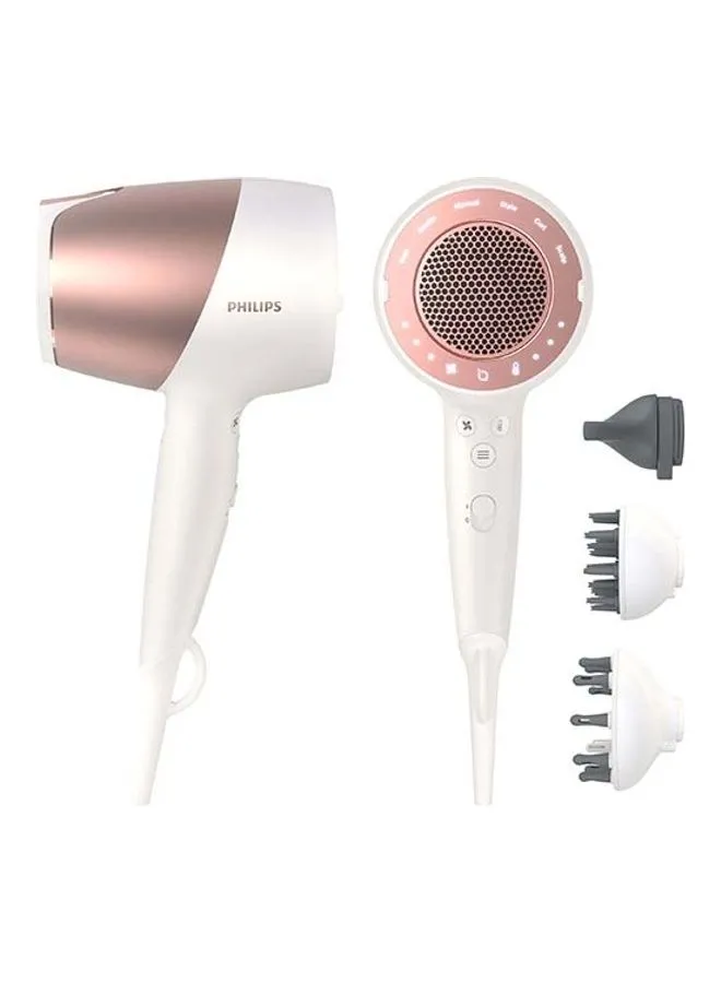 PHILIPS Hair Dryer With SenseIQ And 3 Attachments Multicolour