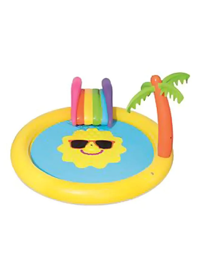 Bestway Sunnyland Splash Play Pool Outdoor Activity Center With Repair Patch 237x201x104cm