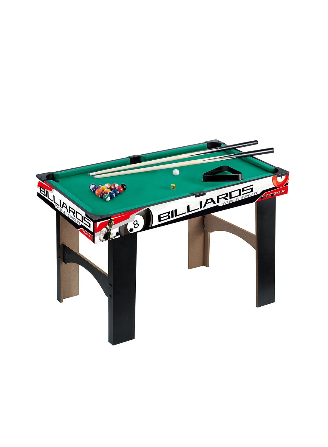 XIANGJUN Printed Billiards Pool Table Game Set 122 x 62.5 x 76cm