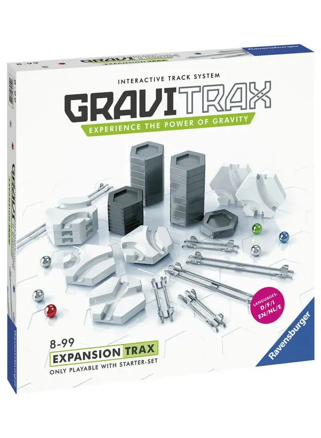 Ravensburger Gravitrax Trax Expansion Set Marble Run Playset 33.8x33.8x5.5cm