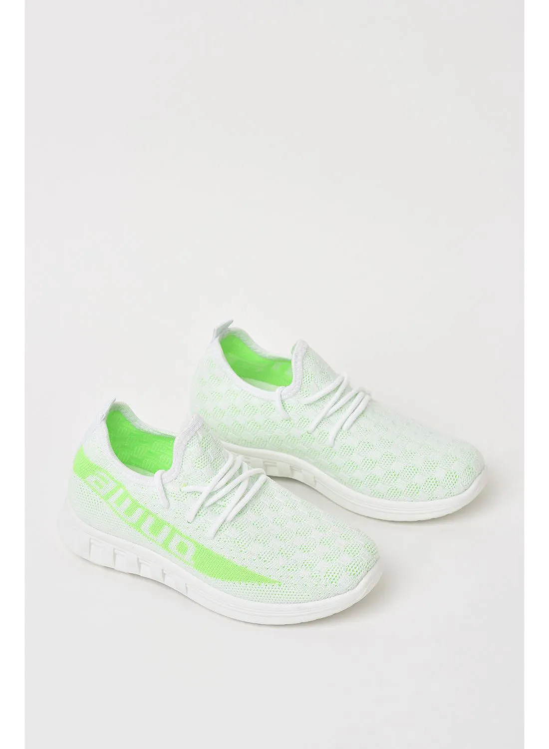 QUWA Casual Sneaker White/Green