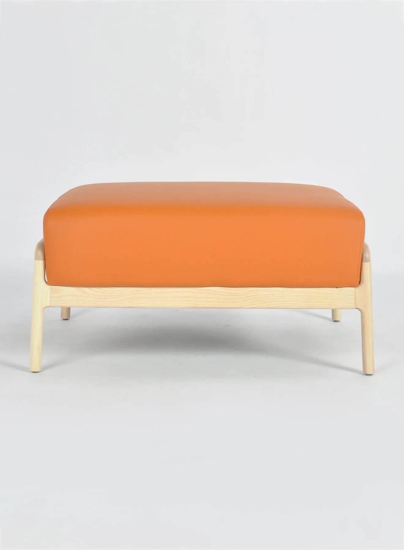 التبديل الحديث التصميم المثالي أريكة لوفيلا البراز الحرف مع مواد فريدة وعالية الجودة لغرفة المعيشة برتقالي 88X62X43cm