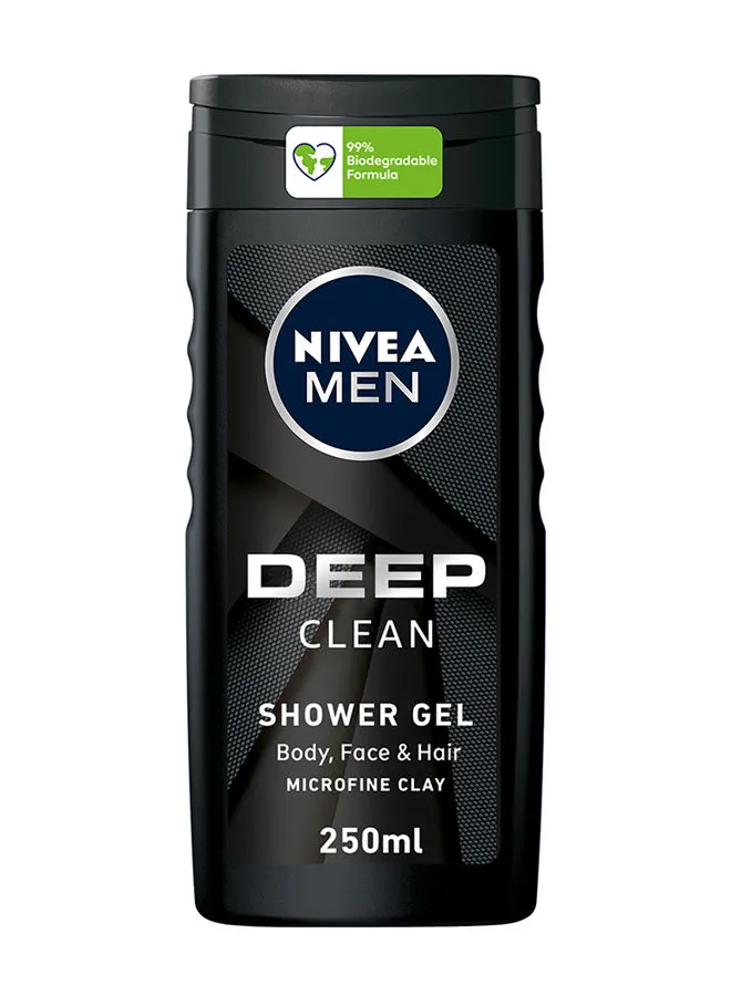 Nivea Deep Clean Microfine Clay Shower Gel 250ml