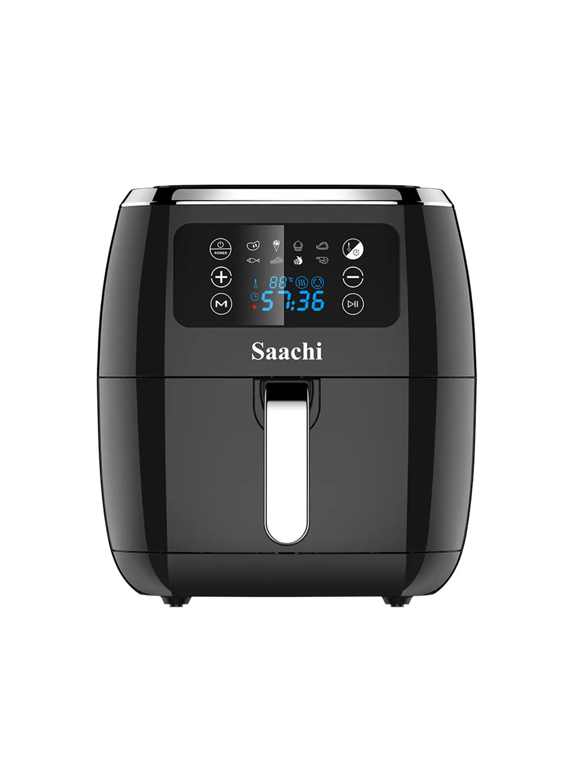 Saachi Air Fryer with an LED Display Touch Panel 7 L 1800 W NL-AF-4777-BK Black