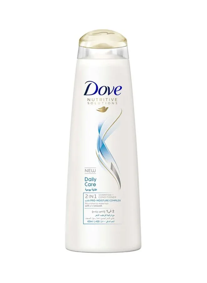 Dove Daily Care 2 in 1 Shampoo + Conditioner 400ml